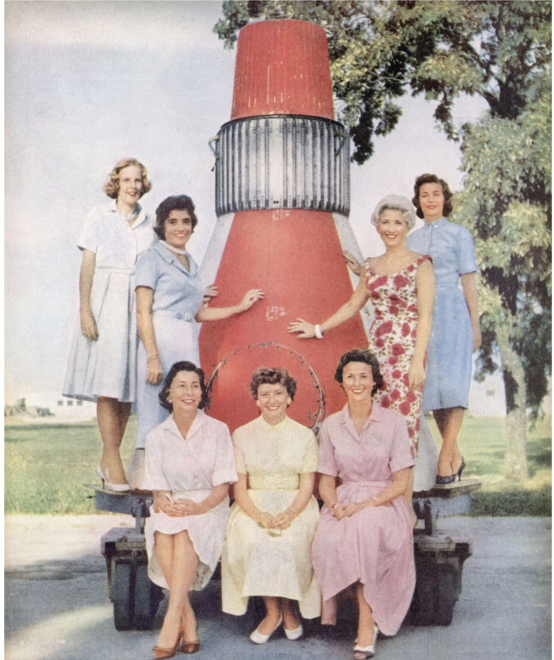 Picture of astronauts wives from Rhein's research